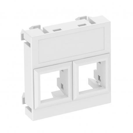 Datateknik-holder, 1 modul, udtag lige, type LE